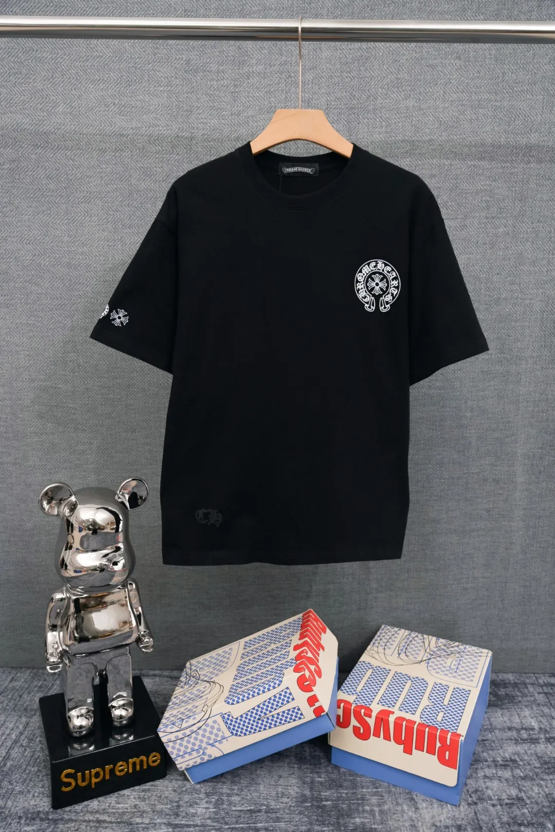 DT 03 60 Chrome Hearts T ， ， Black White S-XL